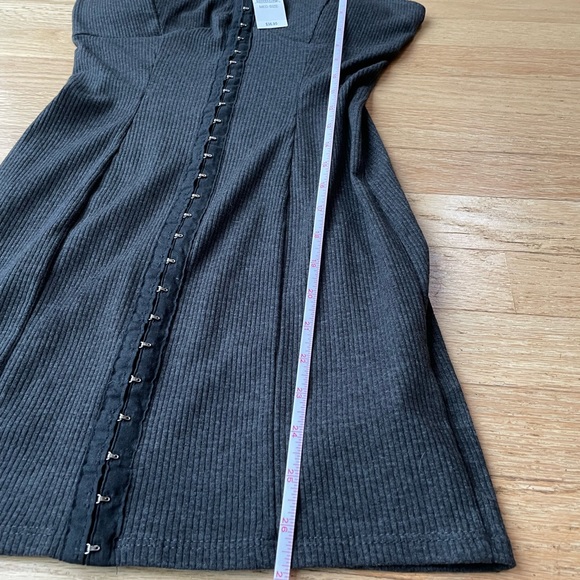 L.A. Hearts Gray Clasp Hook Up Mini Dress New With Tags - Picture 11 of 11